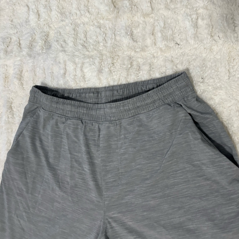LULULEMON ATHLETICA Men's Pace Breaker Gray Athletic Shorts - Picture 5 of 11